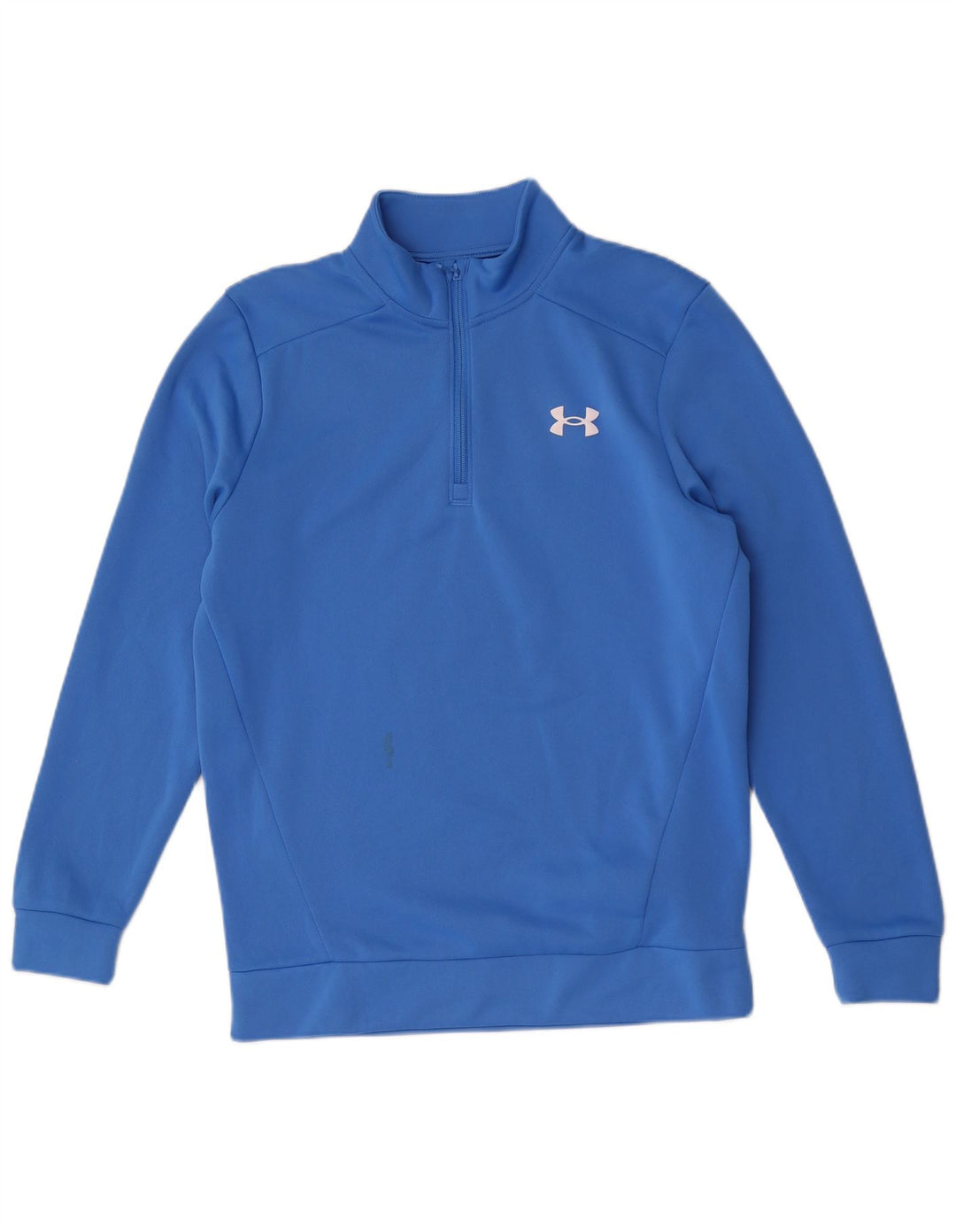 Under Armour Herre Zip Neck Sweatshirt Jumper lille blå polyester