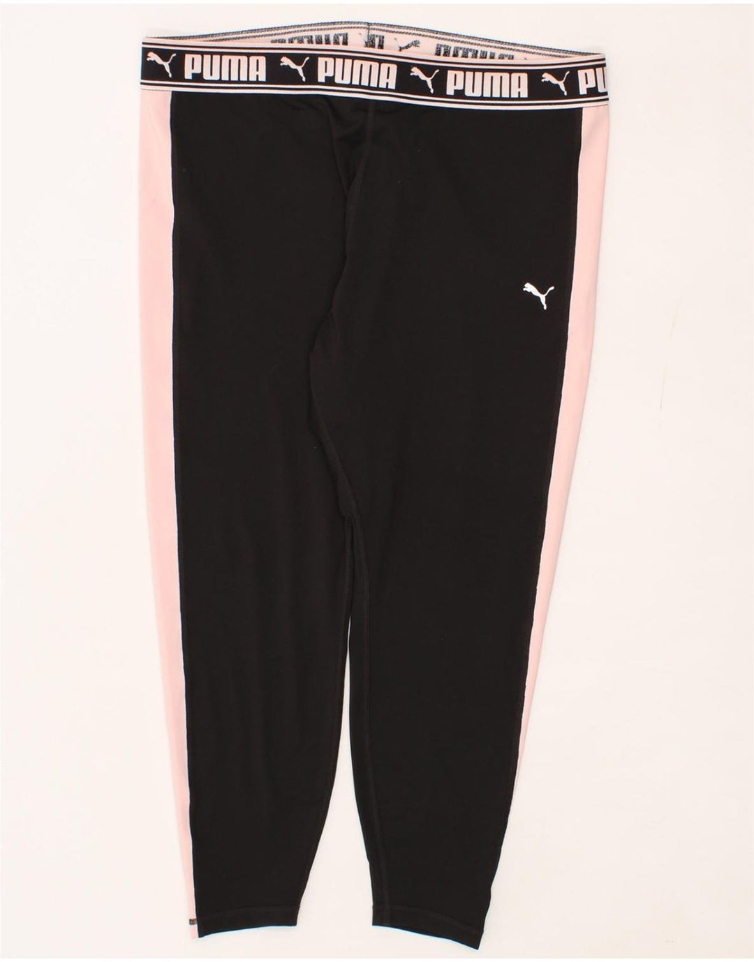 PUMA Womens Graphic Leggings UK 20 2XL  Black Polyester Vintage Puma and Second-Hand Puma from Messina Hembry 