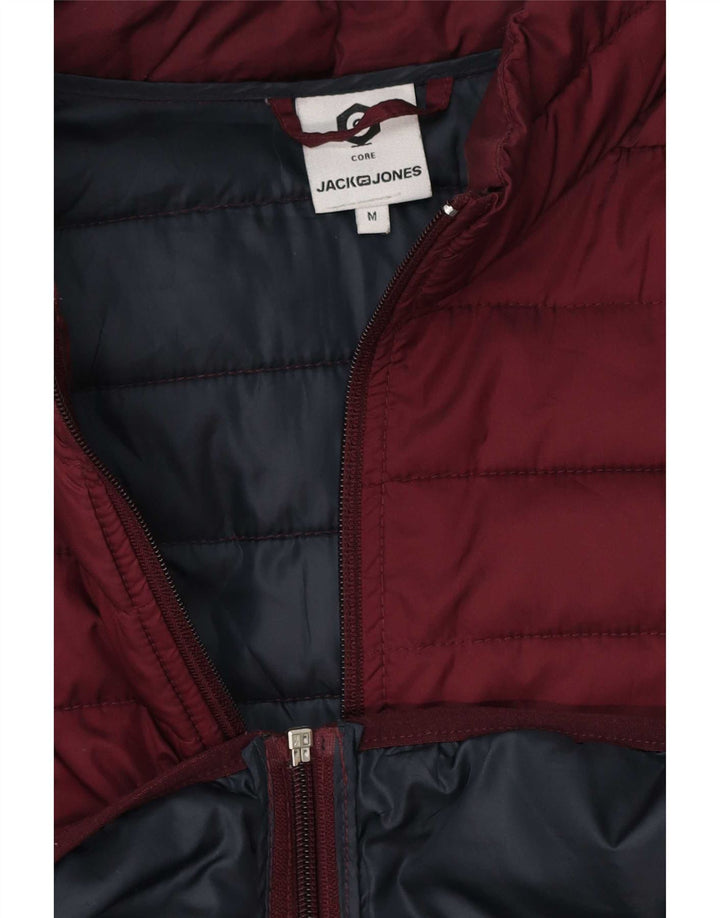 Jack & Jones Polstret herrejakke UK 38 Medium Burgundy Polyester