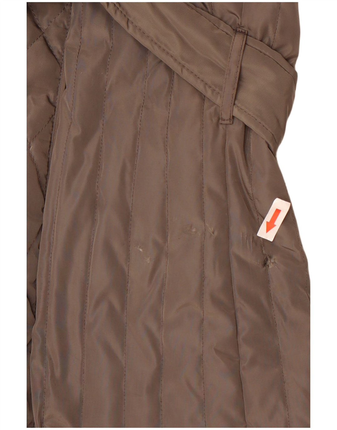 Michael Kors Quiltet jakke til kvinder UK 18 XL Brun Polyester