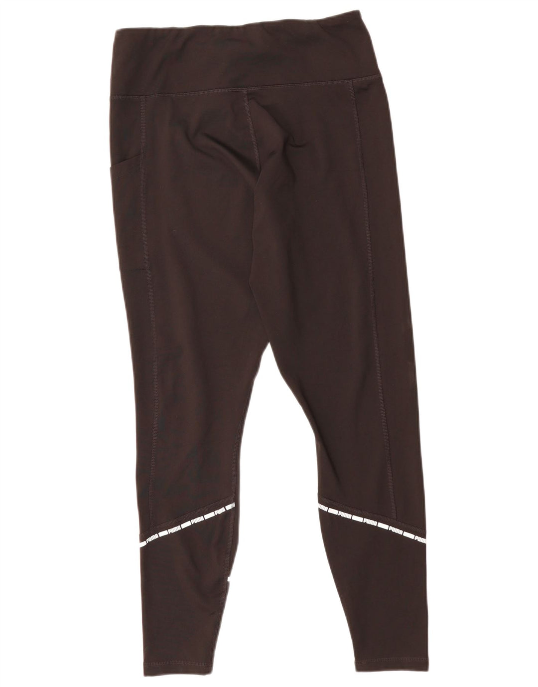 PUMA Womens Leggings UK 16 Large Black Polyester