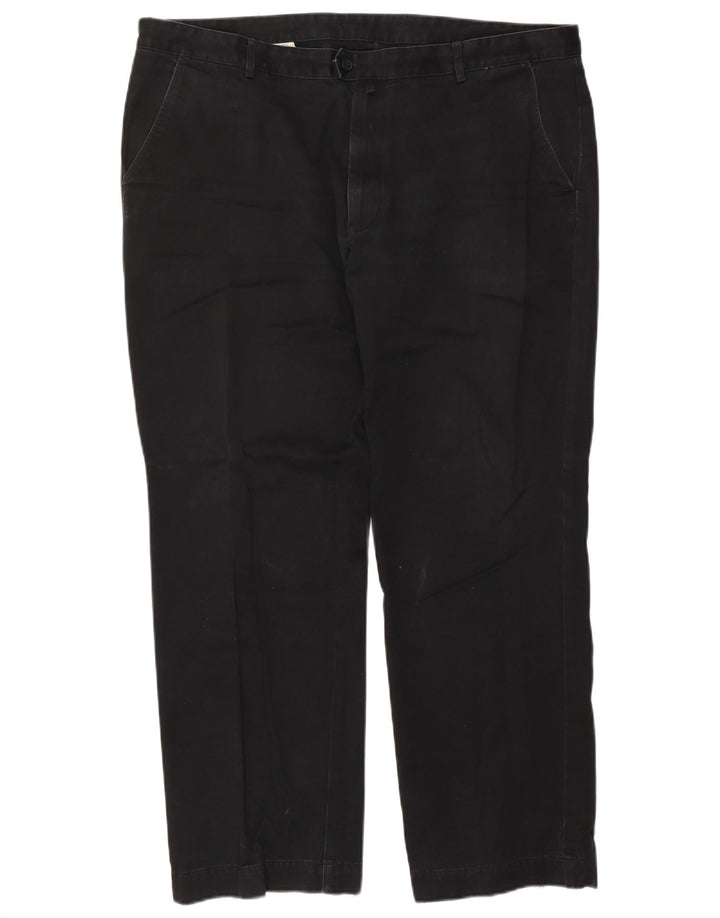Gant Straight Chino Bukser til mænd W44 L32 Sort