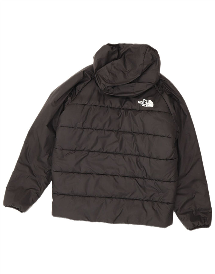 The North Face Boys Hætte Vendbar Polstret Jakke 11-12 År Grå