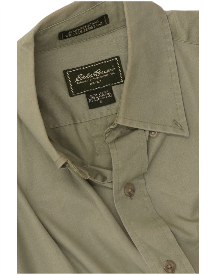 Eddie Bauer herreskjorte lille grøn bomuld