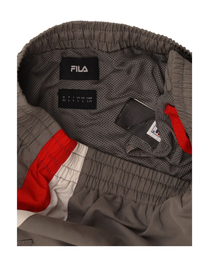 Fila Sportshorts til mænd Large Grå Colourblock Polyester