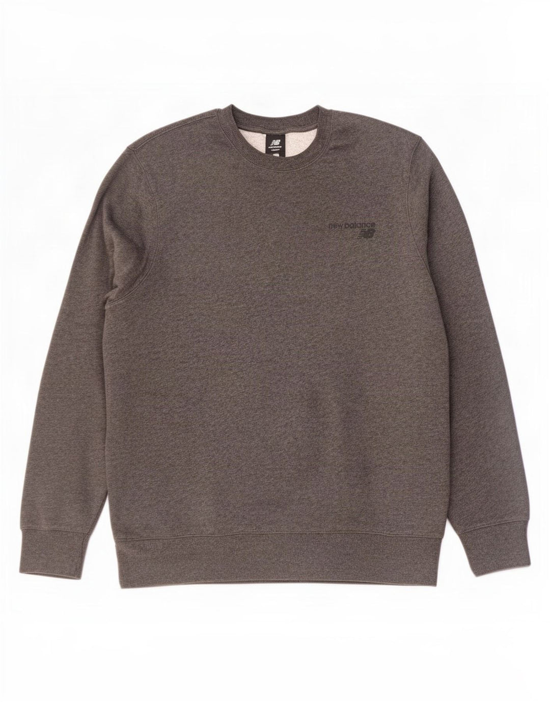 New Balance Herre Sweatshirt Jumper XL Grå Flecked