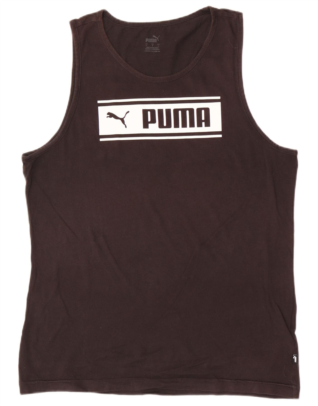 Puma Herre Sweatshirt Jumper Stor Sort Bomuld