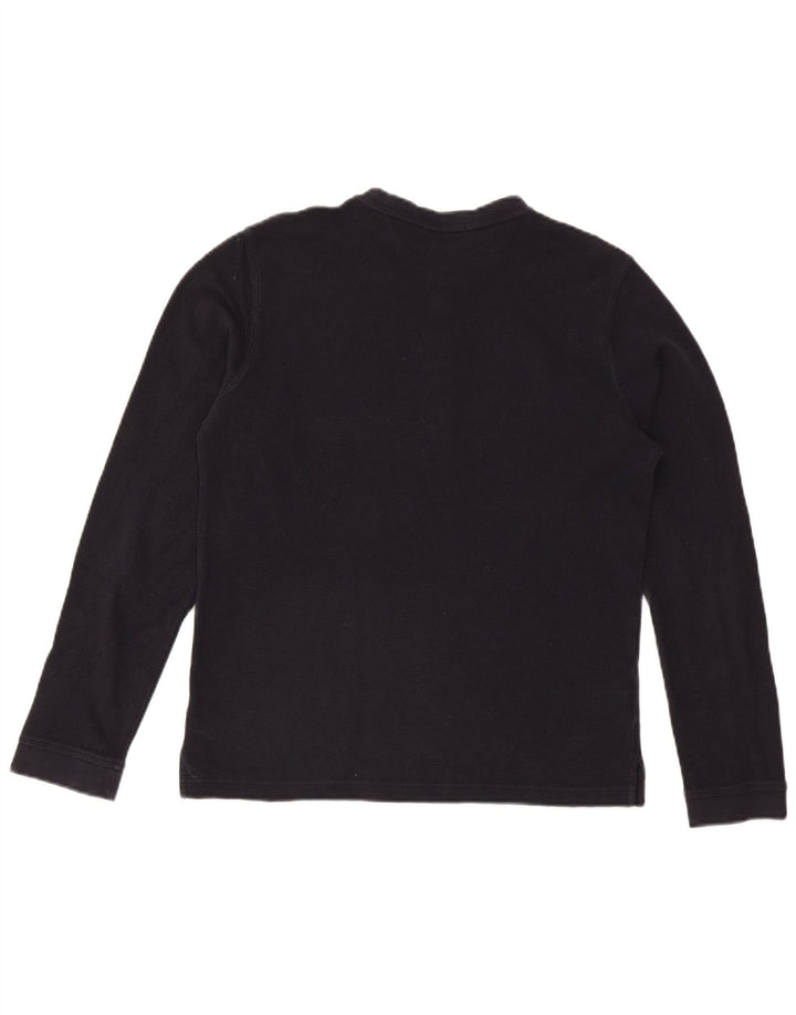 Fred Perry Herre Top Langærmet Medium Marineblå Bomuld