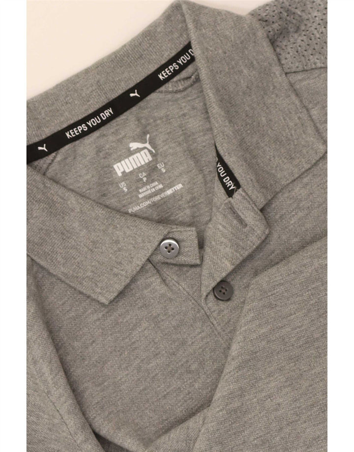 Puma Herre Polo Shirt Lille Grå Flecked