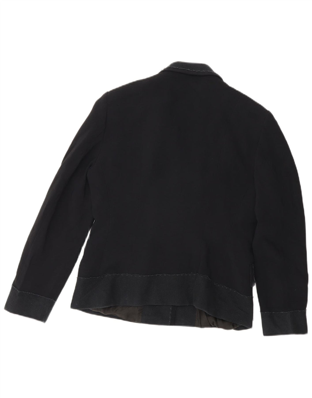 Moschino Dame Cheap and Chic Blazer Jacket UK 12 Medium Black Rayon