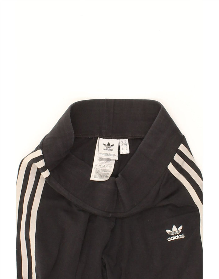 ADIDAS Womens Leggings UK 10 Small Black Cotton Vintage Adidas and Second-Hand Adidas from Messina Hembry 