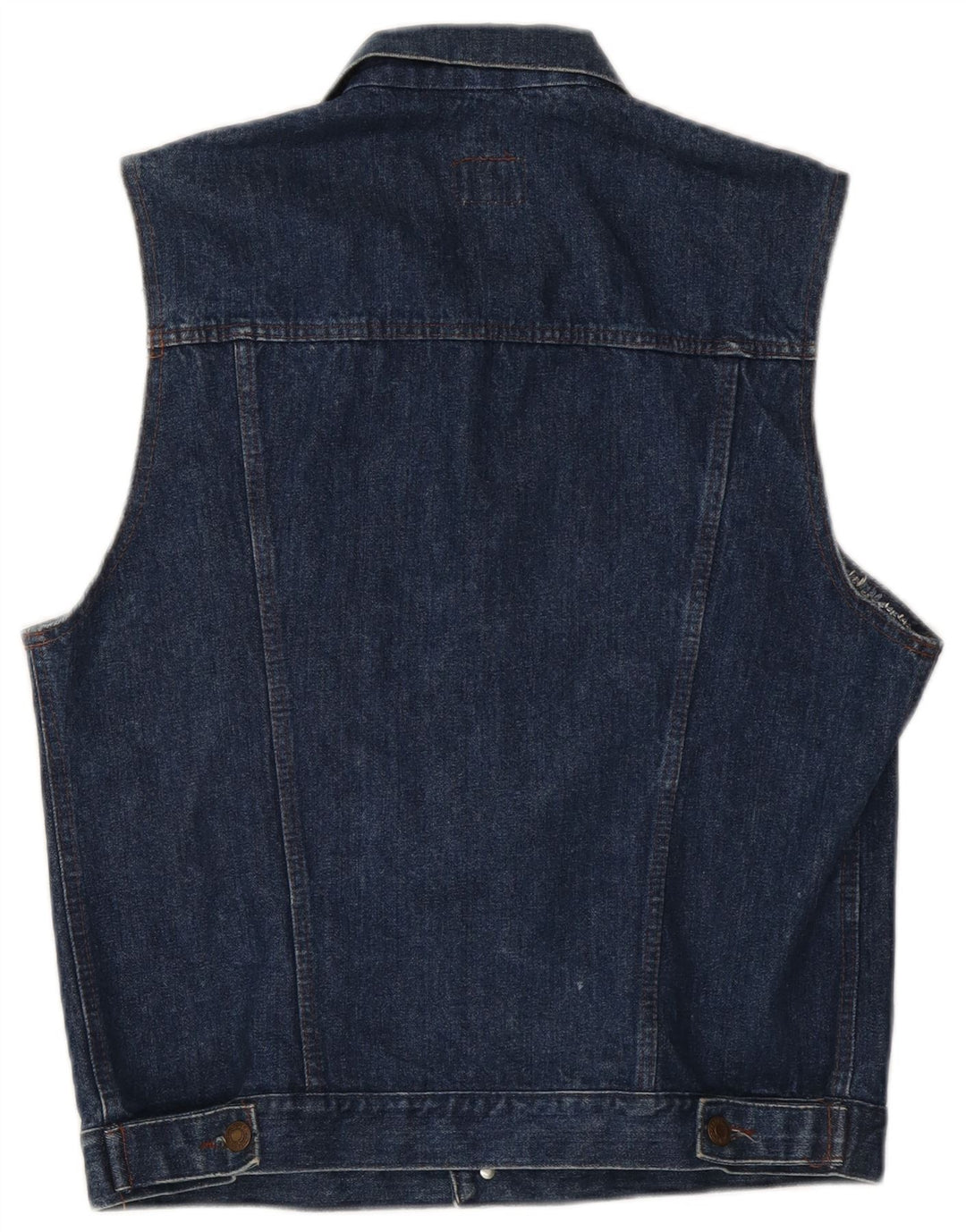 Carrera Herre Denim Gilet UK 40 Large Navy Blue