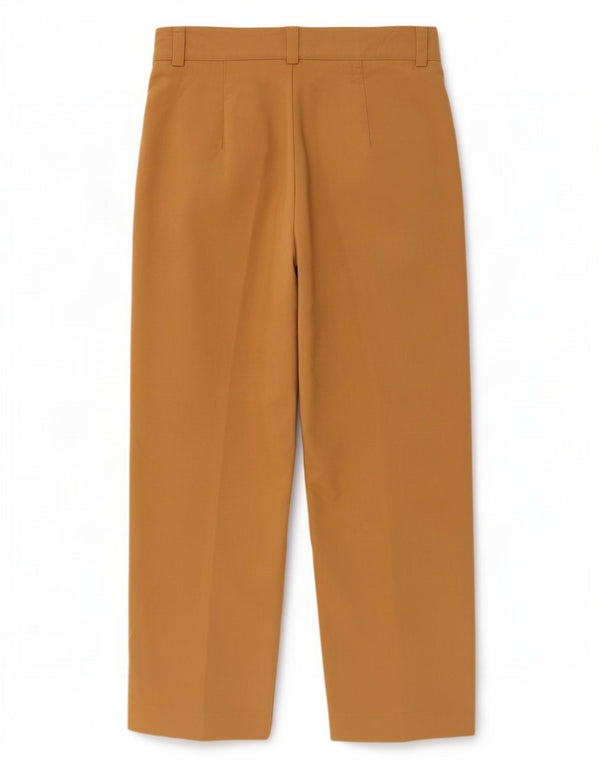 Zara Lige Casual Bukser til kvinder Large W30 L30 Beige Polyester