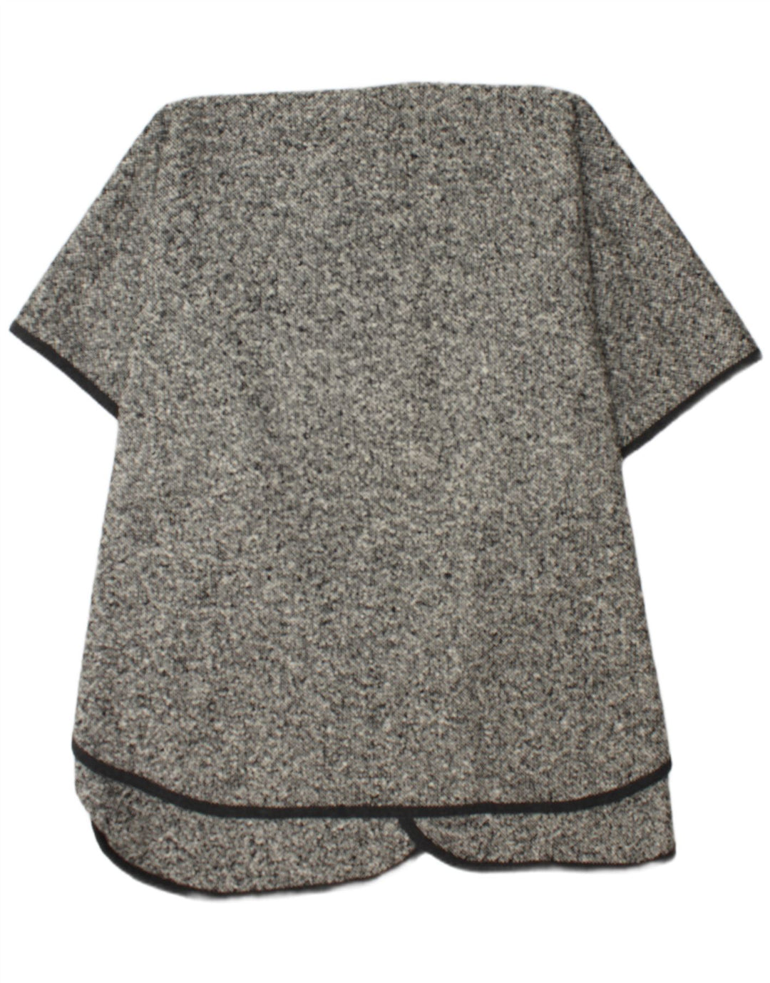 Vintage Dame Cape Coat One Size Grå Flecked