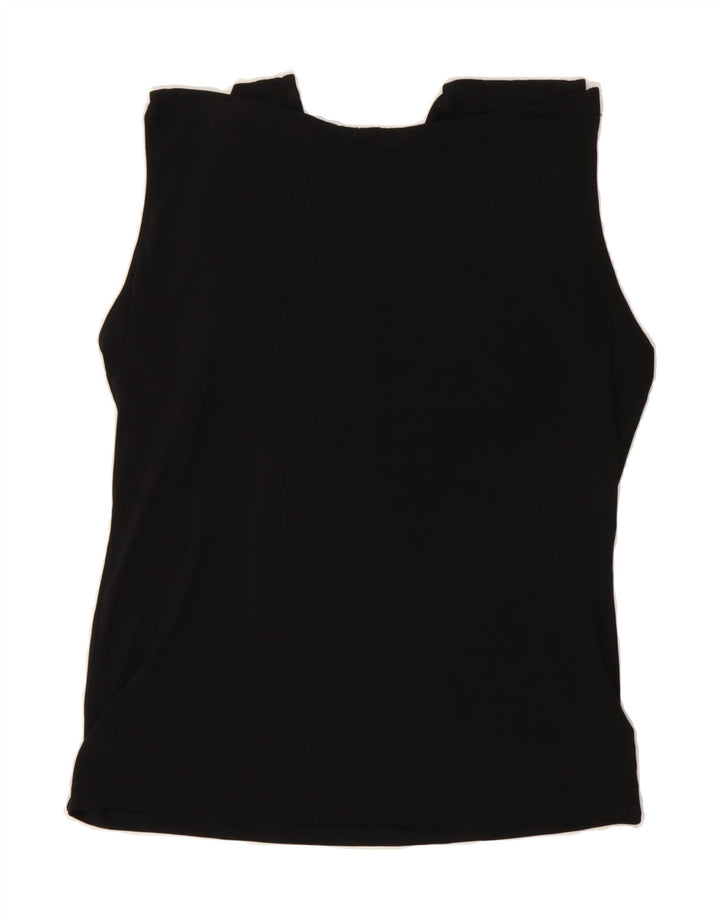 MICHAEL KORS Womens Vest Top UK 16 Large Black Polyester Vintage Michael Kors and Second-Hand Michael Kors from Messina Hembry 