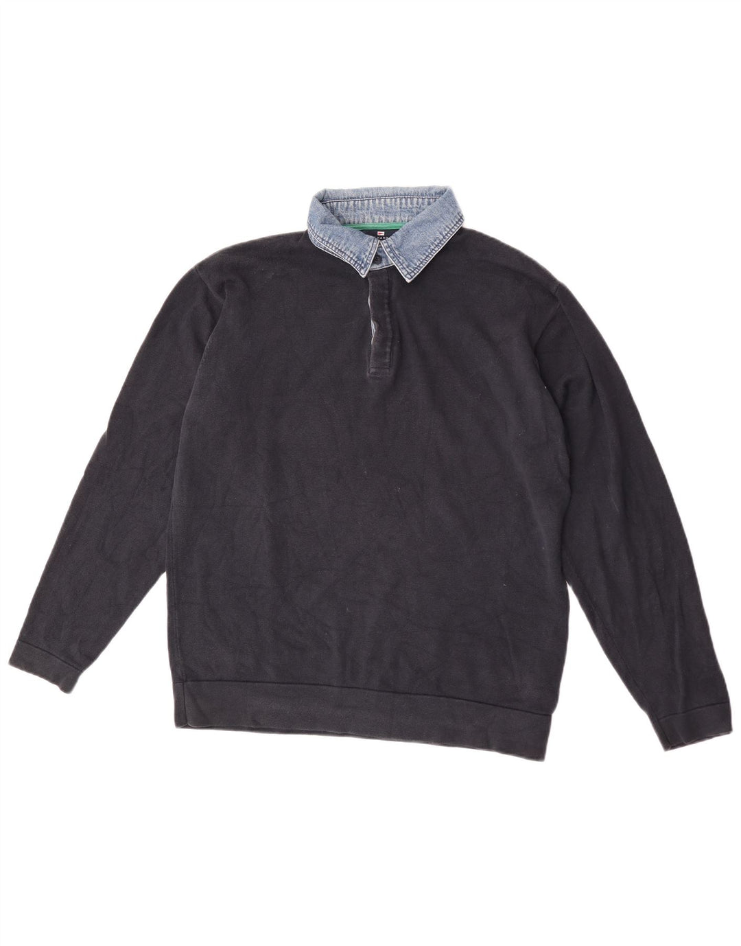 Marks & Spencer Herre Blue Harbor Polo Neck sweater Medium Navy Blue
