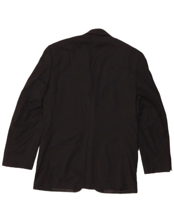 Chaps Herre 2-knaps blazerjakke UK 38 Medium Sort Uld