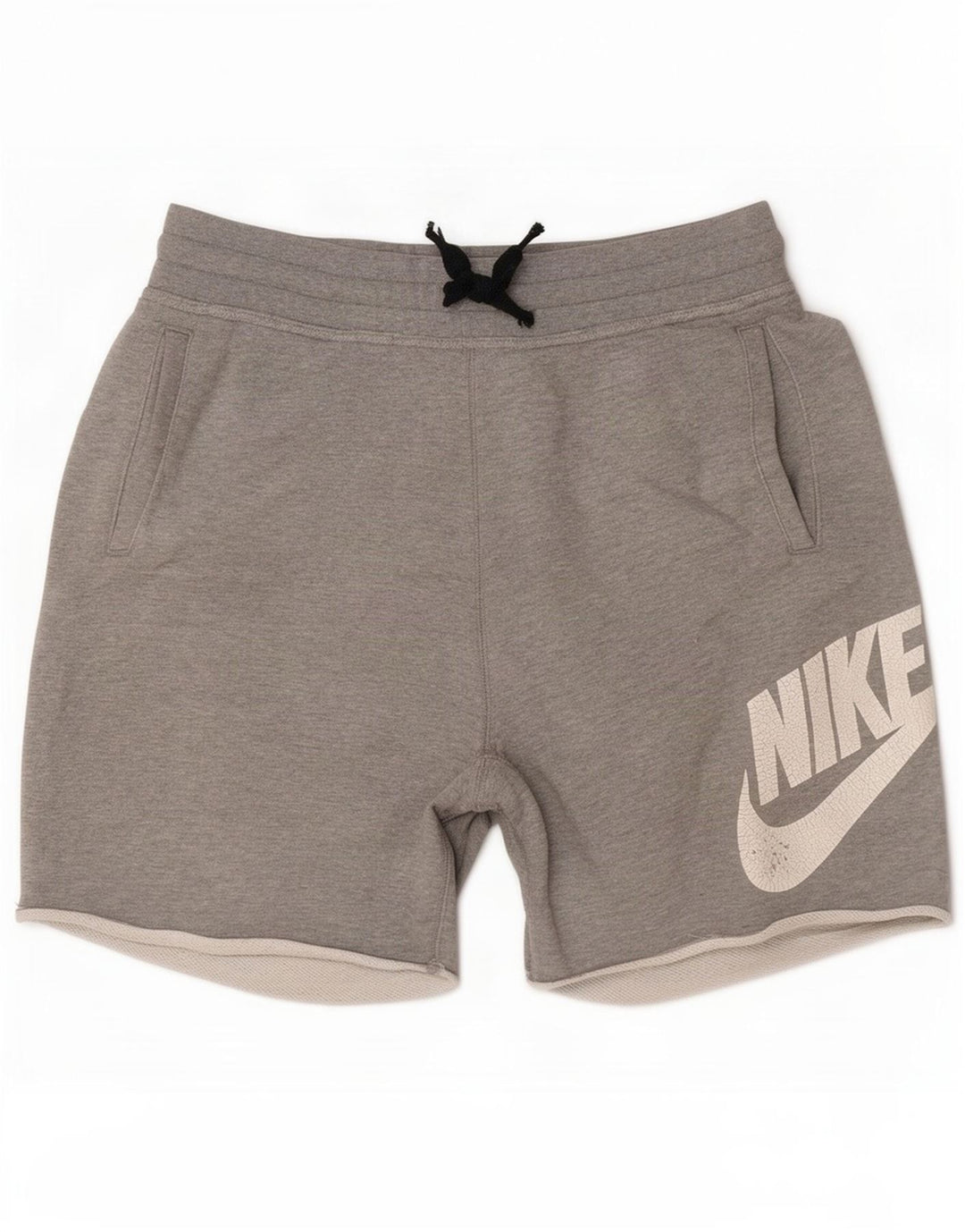Nike Herre grafiske sportsshorts mellemgrå bomuld