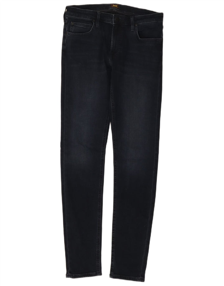 LEE Herre Malone Skinny Jeans W32 L34 Marineblå Bomuld