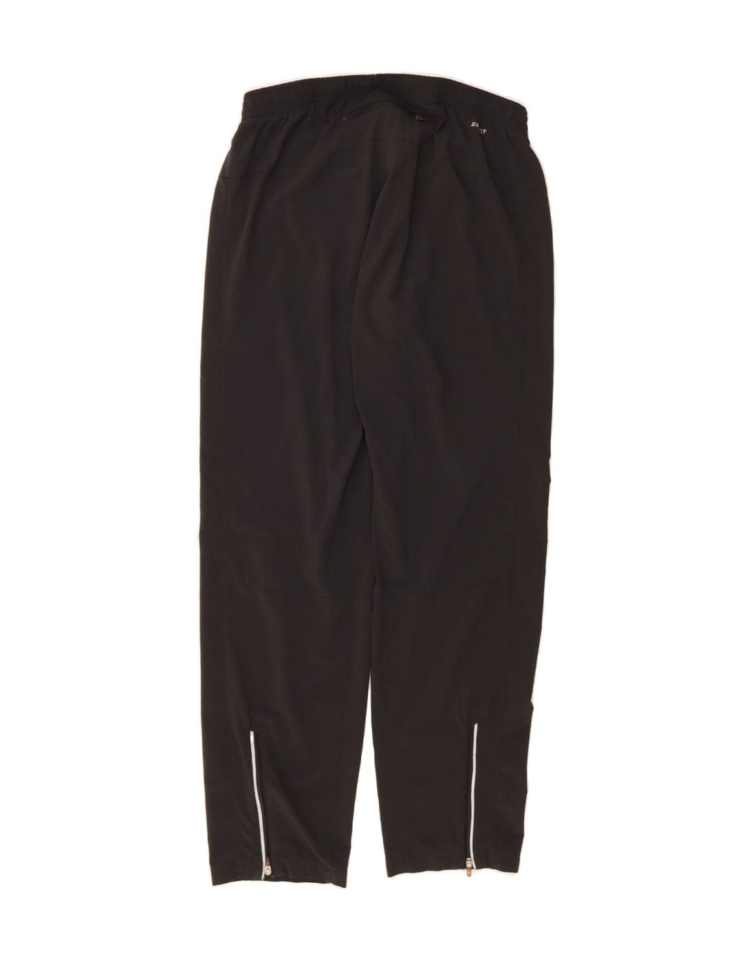 NIKE Womens Dri Fit Tracksuit Trousers UK 14 Medium Black Polyester Vintage Nike and Second-Hand Nike from Messina Hembry 
