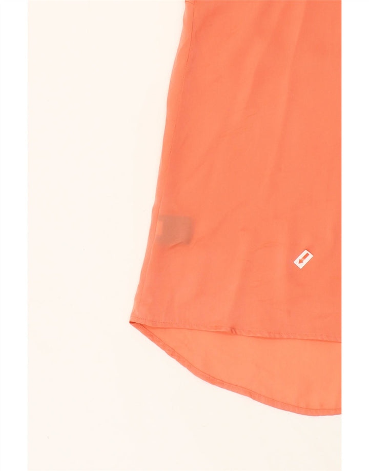 MOSSIMO Womens Sleeveless Blouse Top UK 14 Medium Orange Polyester Vintage Mossimo and Second-Hand Mossimo from Messina Hembry 