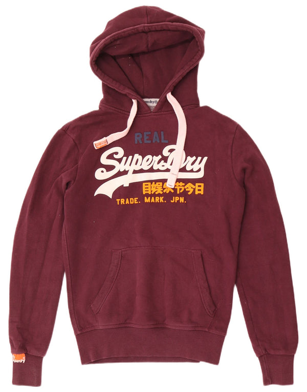 Superdry Grafisk hættetrøje til mænd Lille Bourgogne bomuld Retro