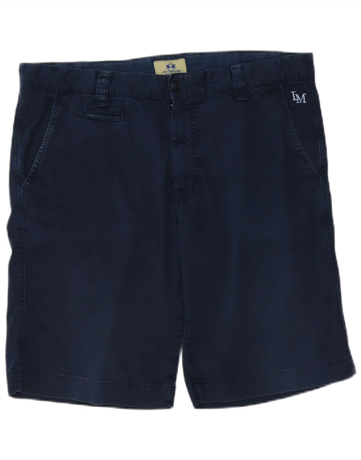 LA MARTINA Chino Shorts til mænd W38 XL Marineblå