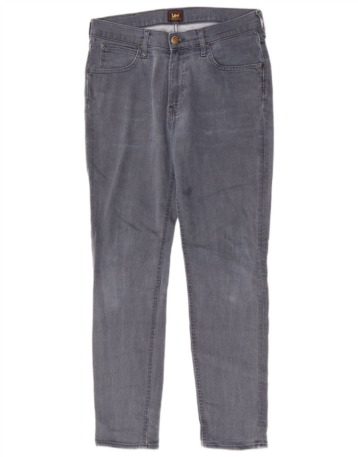 Lee kvinders tilspidsede slim jeans W31 L30 blå bomuld