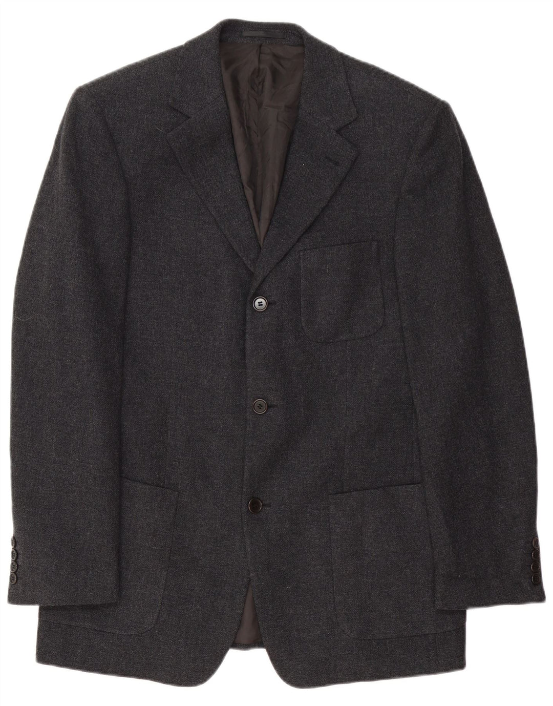 Hugo Boss Herre 3-knaps blazerjakke str. 098 Medium Grey Virgin Wool