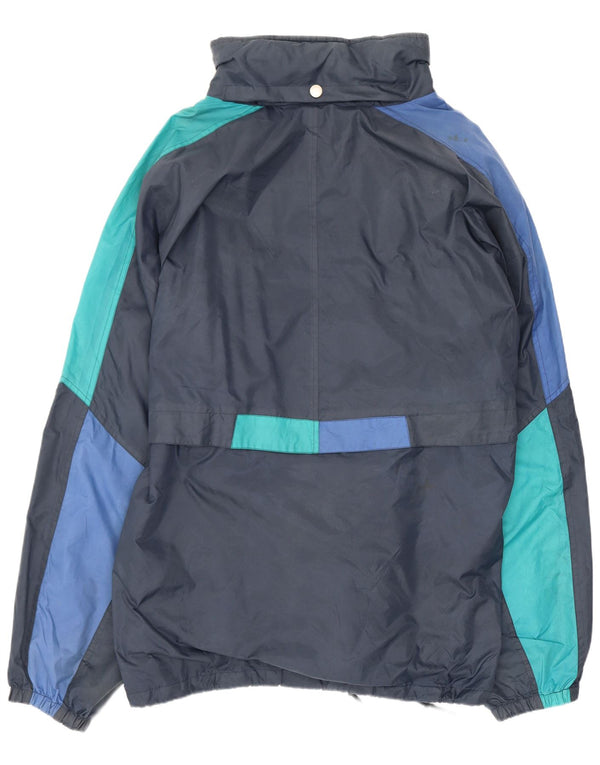 Brugi Træningsdragt med hætte til mænd Topjakke 2XL Marineblå Colourblock Polyamid
