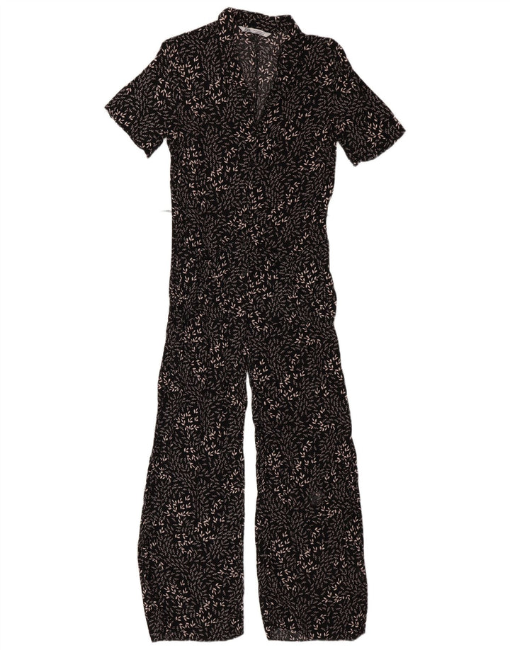 Zara Kortærmet Jumpsuit til kvinder Medium Black Floral