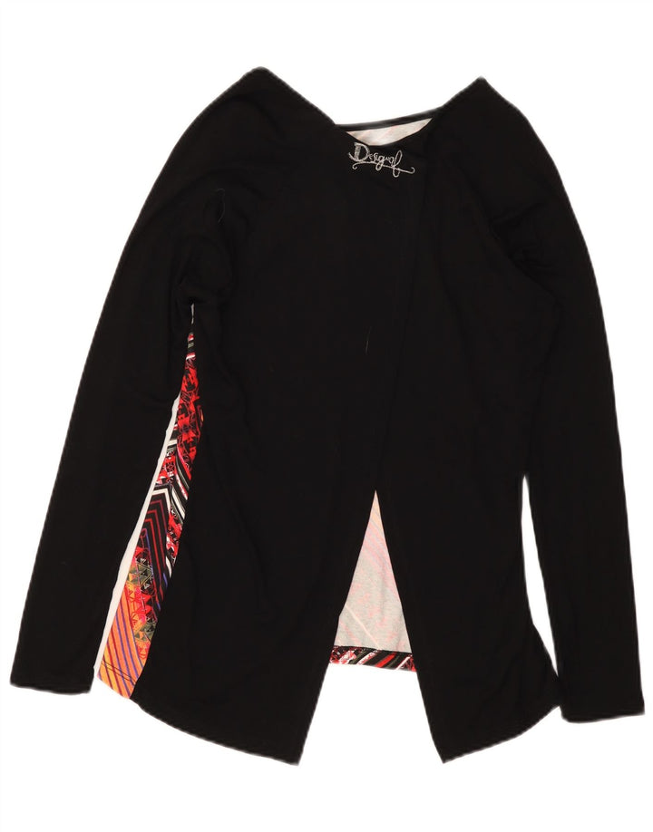 DESIGUAL Damebluse Top UK 10 Lille flerfarvet geometrisk viskose