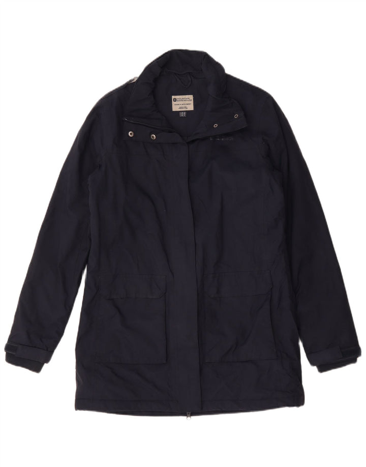 Mountain Warehouse Dame Oversized Parka Jacket UK 10 Small Navy Blue