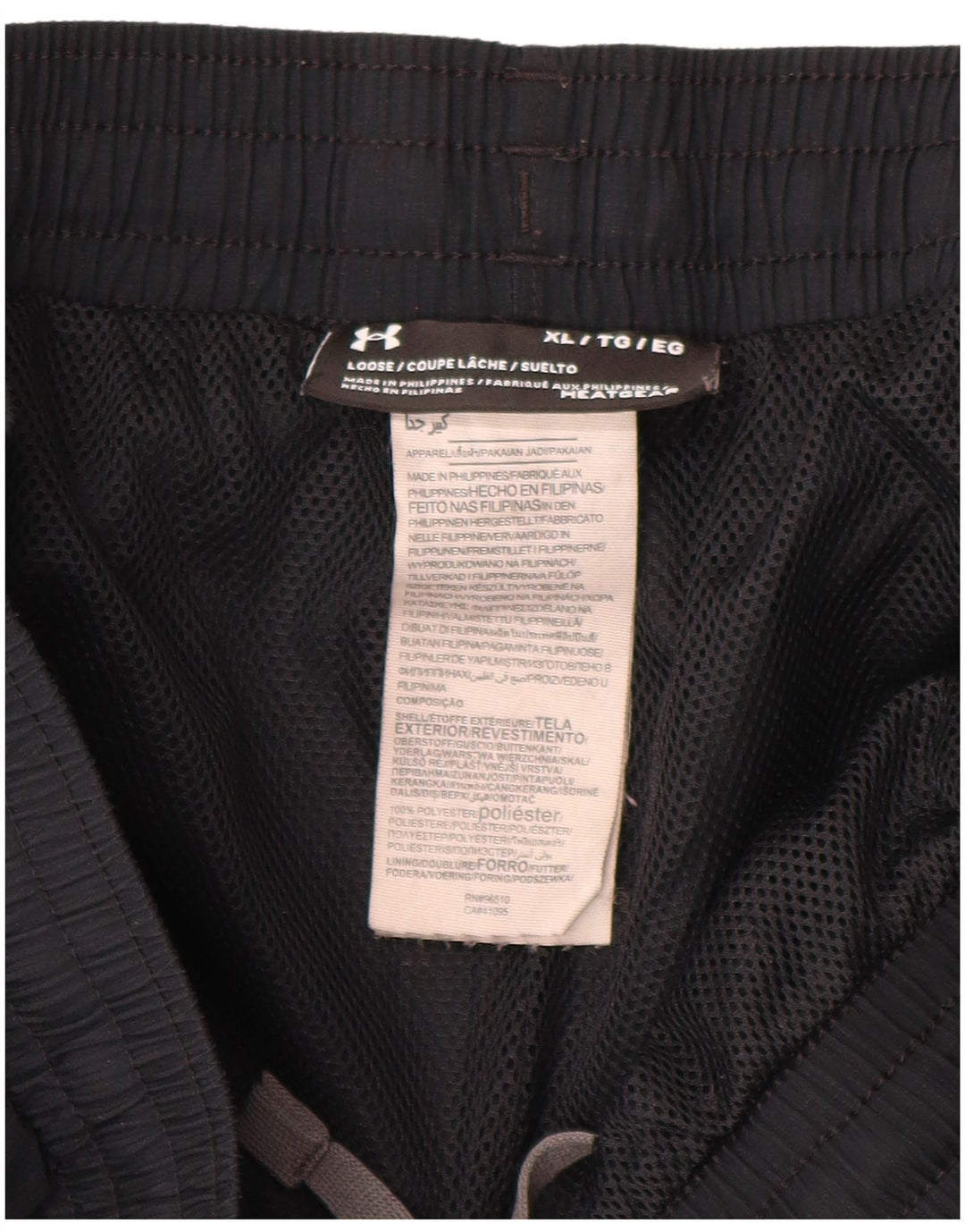 Under Armour Herre grafiske træningsdragt bukser XL sort polyester