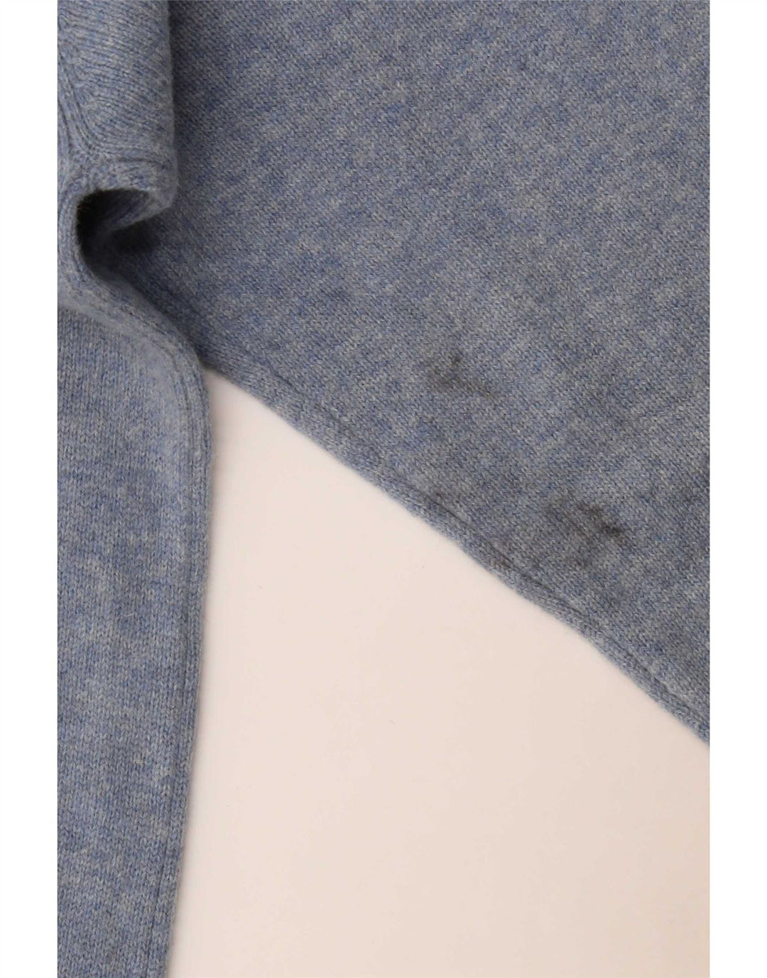 Gant Herre Crew Neck Jumper Sweater Stor Blå Lammeuld