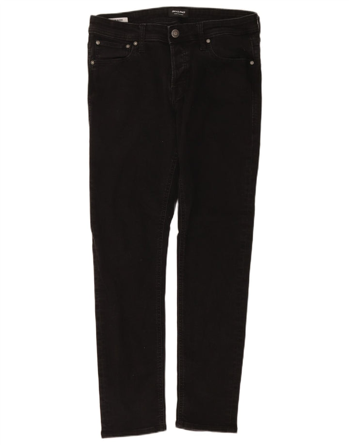 Jack & Jones Herre GLENN Slim Jeans W33 L32 Grå Bomuld