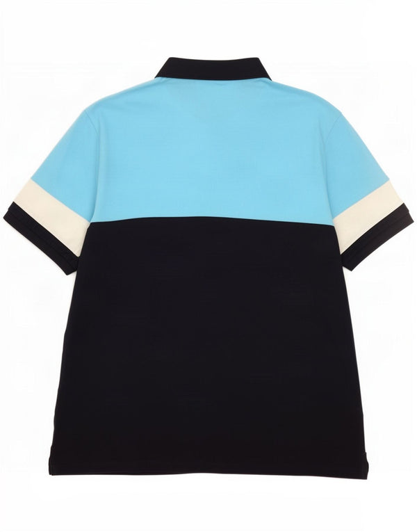 Marks & Spencer Herre Limited Edition Polo Shirt XL Blå Colourblock Bomuld