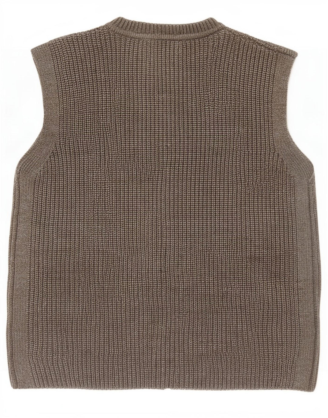 Marks & Spencer Dame ærmeløs cardigan sweater UK 10 Small Grey