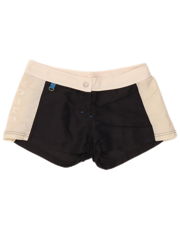 North Sails Grafiske svømmeshorts til kvinder UK 10 Small Black Colourblock