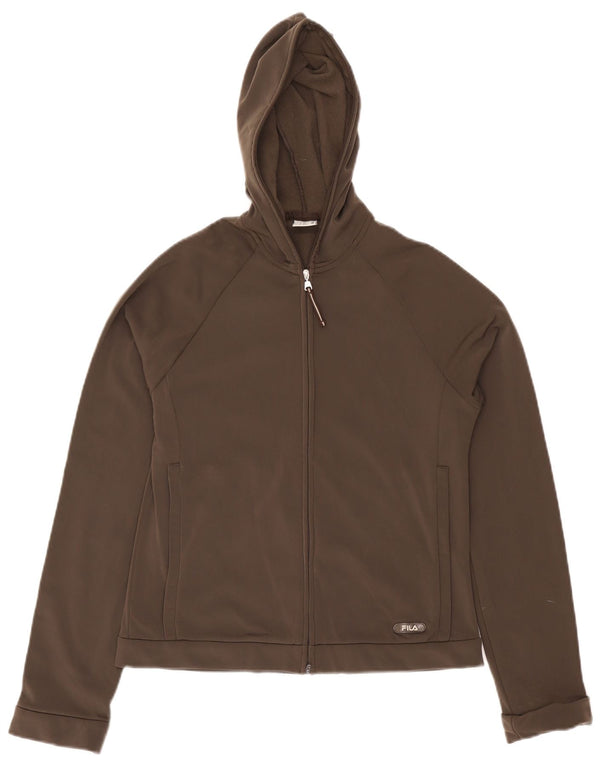 Fila Dame Hættetrøje Sweater UK 12 Medium Brun