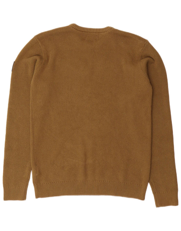 Lyle & Scott Boys sweater med rund hals 14-15 år Khaki Bomuld