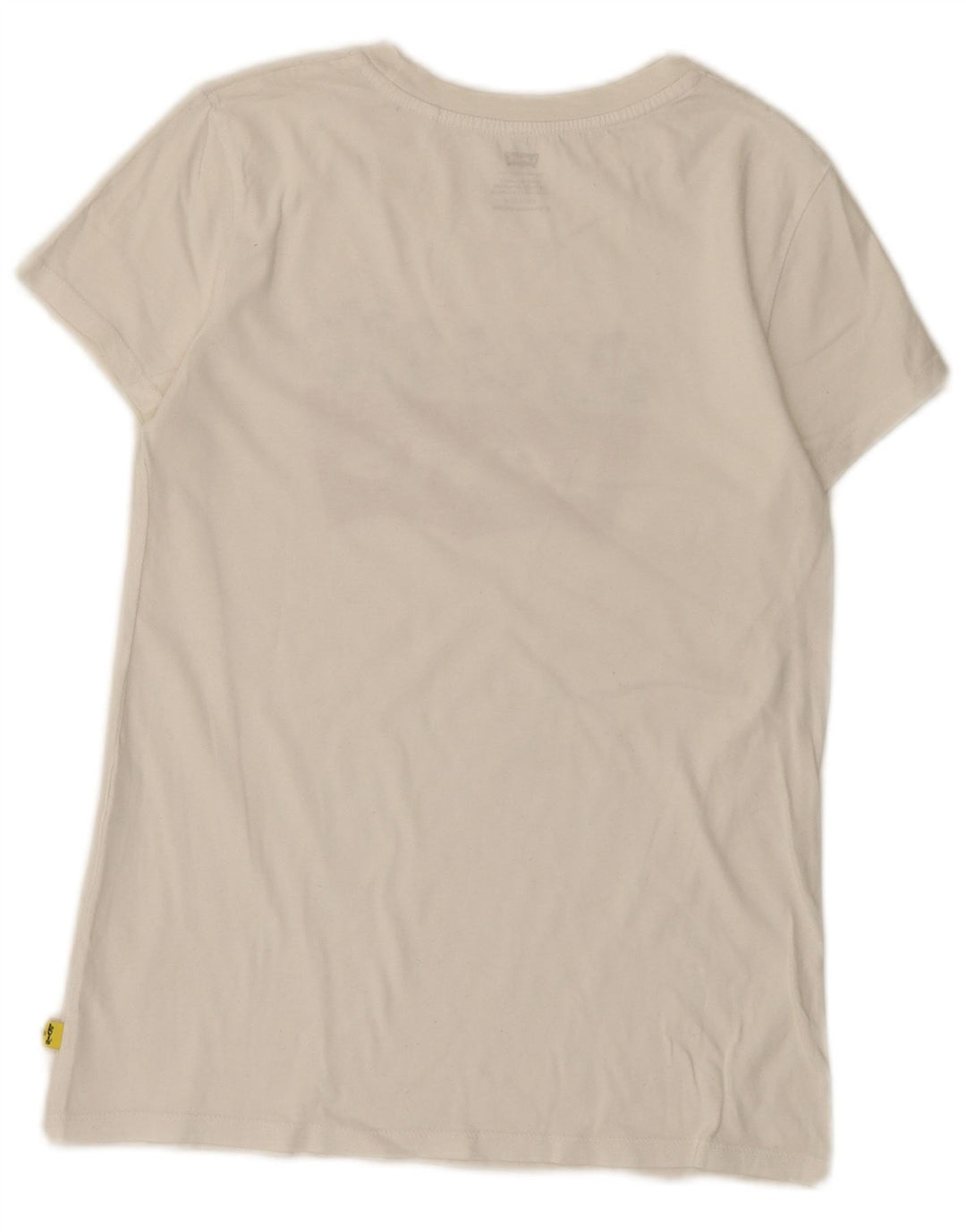 Levi's Dame Peanuts Grafisk T-Shirt Top UK 6 XS Hvid