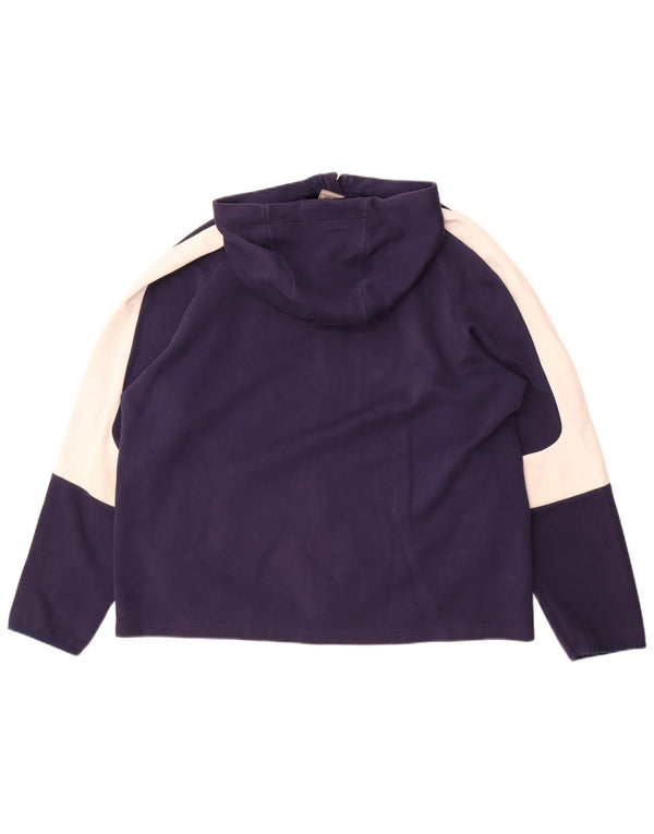 Puma Hættetrøje med lynlås til mænd 2XL Marineblå Colourblock Bomuld