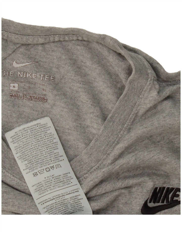 NIKE Mens T-Shirt Top Small Grey Cotton Vintage Nike and Second-Hand Nike from Messina Hembry 