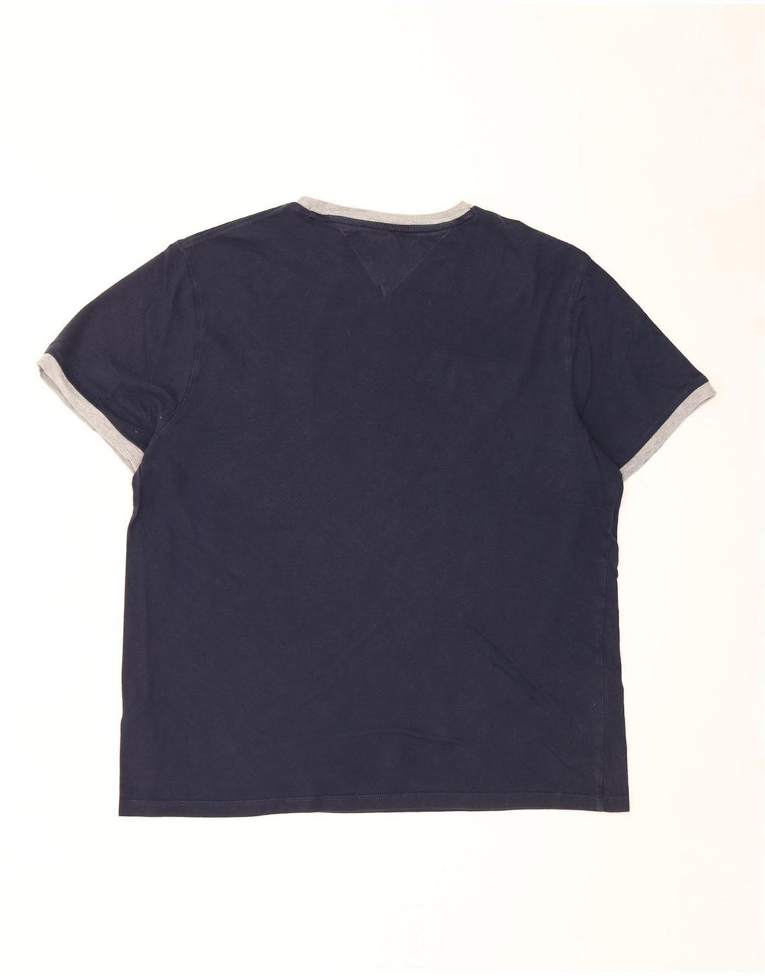Tommy Hilfiger Herre grafisk T-shirt Top Medium Navyblå Bomuld