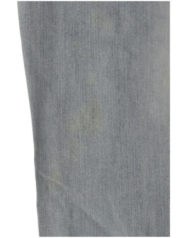 Zara Straight Jeans til mænd EU 42 Large W32 L33 Blå Bomuld