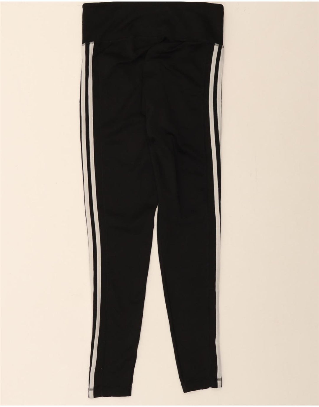 ADIDAS Womens Climalite Leggings UK 12/14 Medium  Black Polyester Vintage Adidas and Second-Hand Adidas from Messina Hembry 