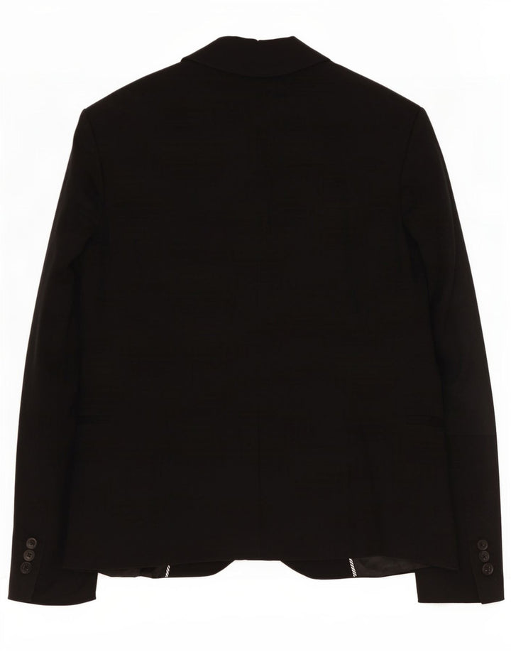 Zara Dame 1 Knap Blazer Jacket UK 14 Large Sort