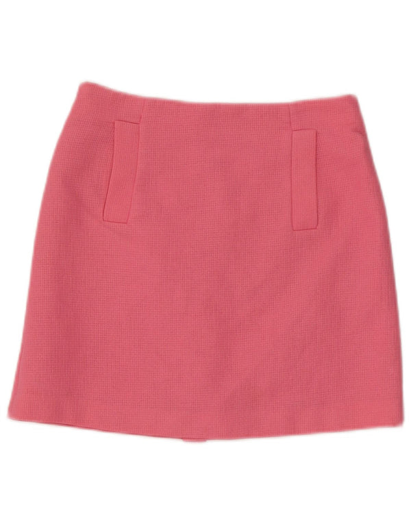 Zara Dame Mini-nederdel XS W24 Pink Polyester