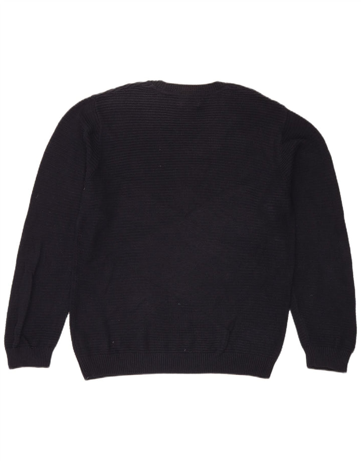 Marks & Spencer Herre Regular Fit Crew Neck trøje Sweater Large Navy Blue